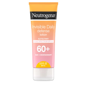 Neutrogena tube front view showing SPF 60+ protection benefit