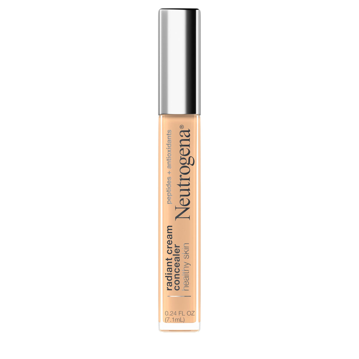Neutrogena front tube showing Sugar Light 03 shade and brand clarity benefit