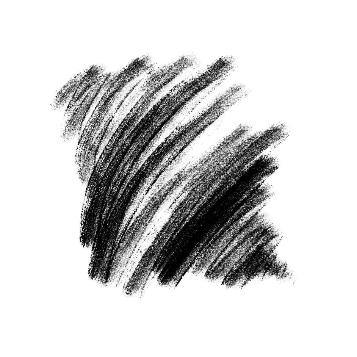 neutrogena rich jet black swatch showing intense pigment payoff