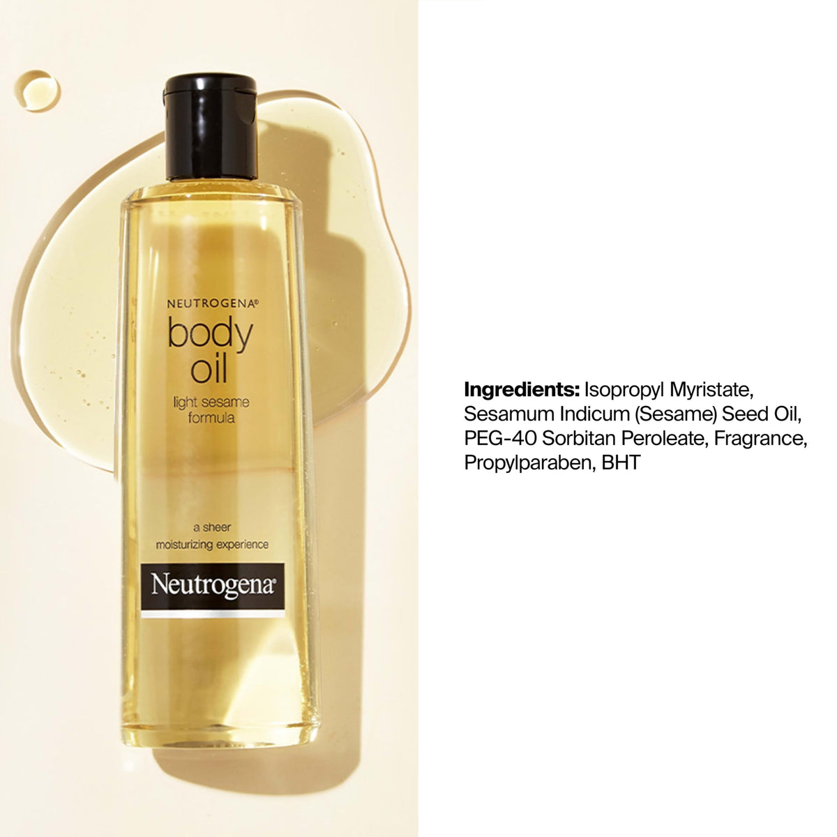 Neutrogena bottle styled as gift-ready packaging for self-care presentation