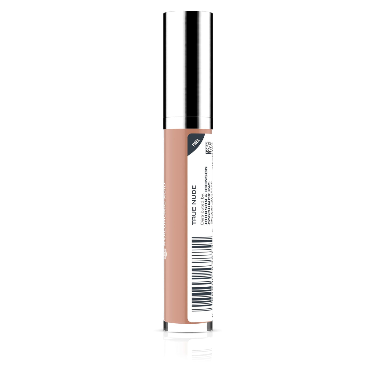 Neutrogena gloss layered over lipstick showing enhanced shine and color