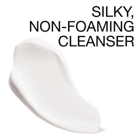 Neutrogena massaging micellar milk on face to dissolve makeup softly