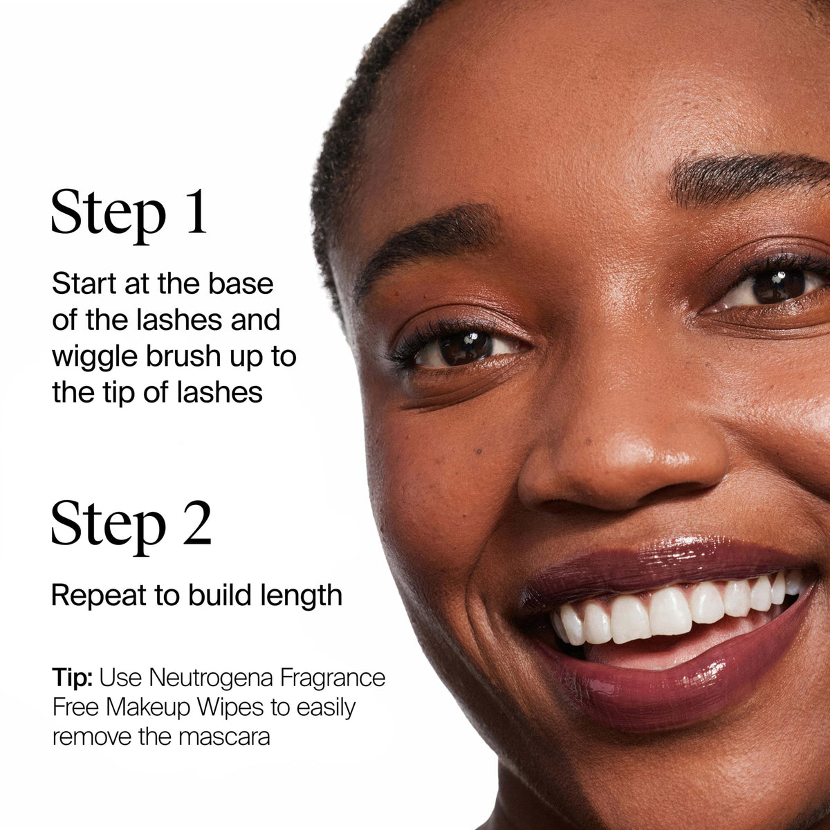 Neutrogena ingredient visual highlighting vitamin E and olive oil nourishment
