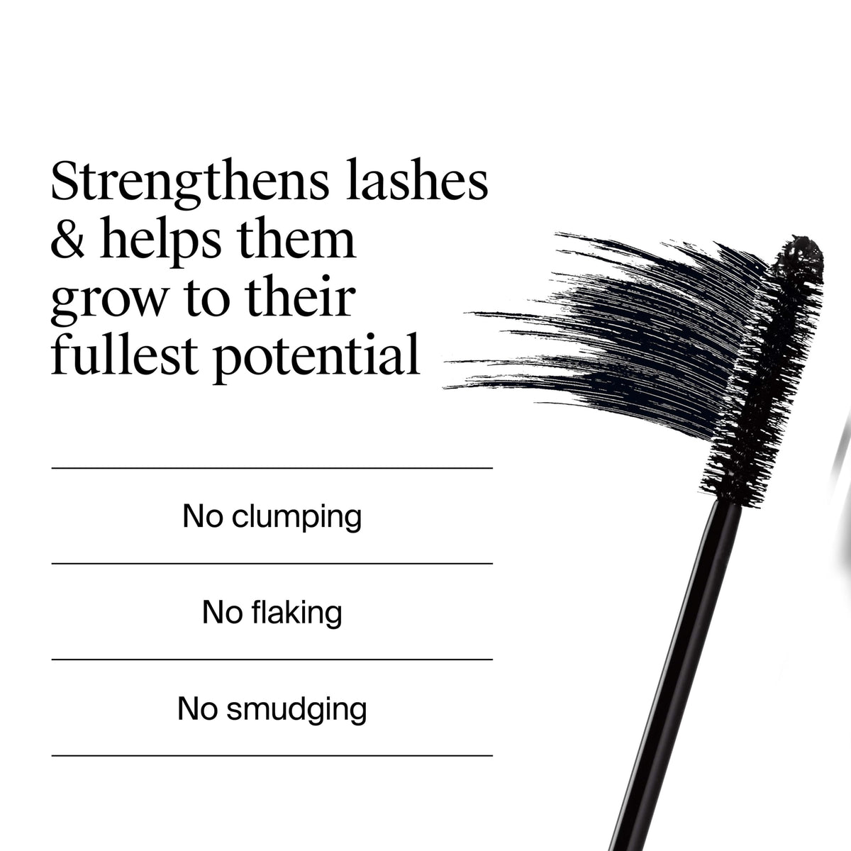 Neutrogena mascara texture swiped to show smooth no-clump finish