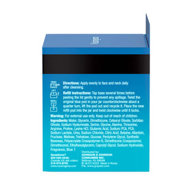 Neutrogena before and after hydration comparison showing improved skin radiance