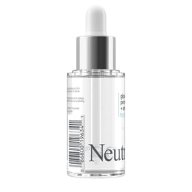 Neutrogena before and after skin surface comparison showing smoother texture
