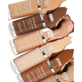 Neutrogena before and after split face showing improved evenness and glow