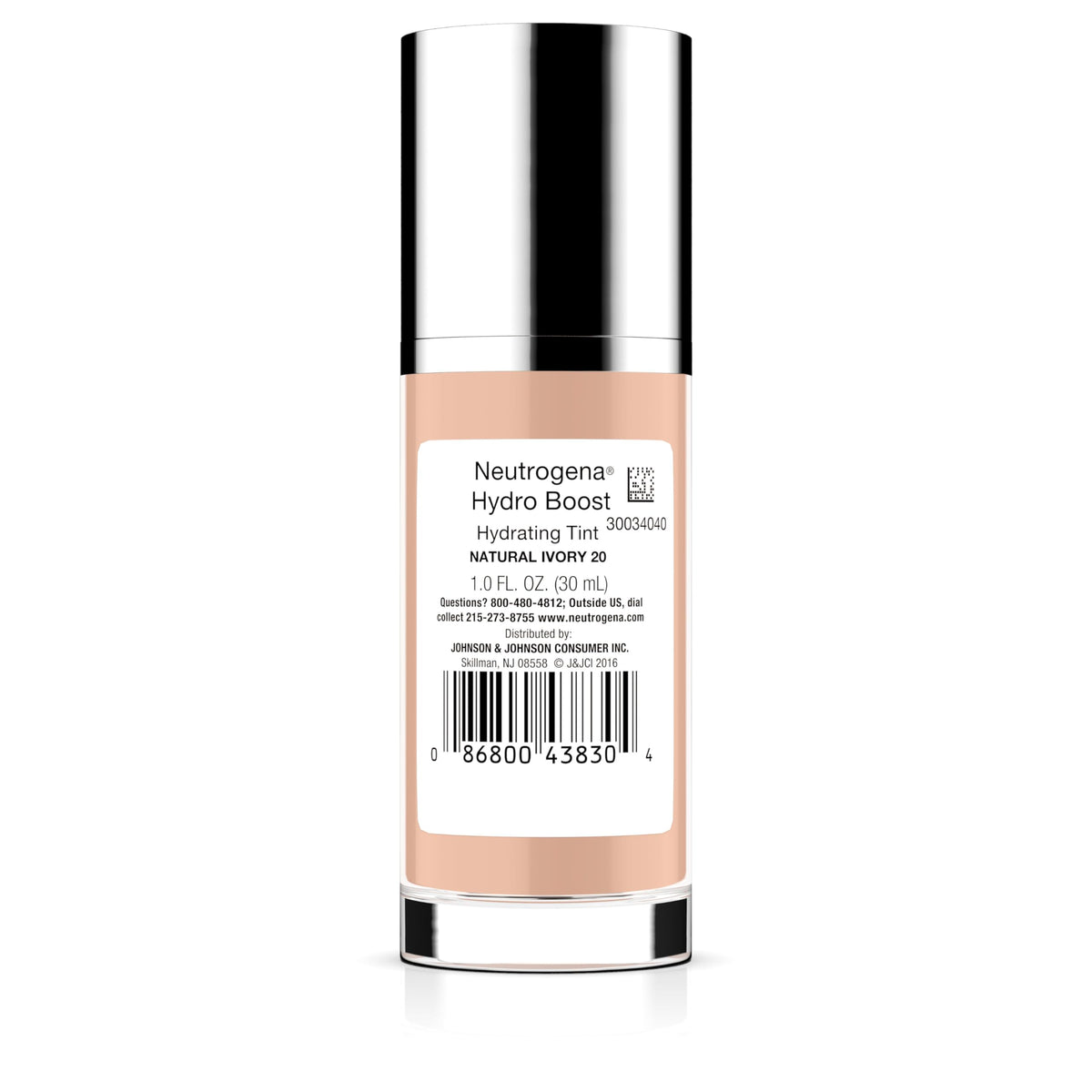 Neutrogena before and after photo showing evened complexion and natural hydrated glow