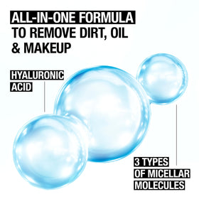 Cotton pad soaked with Neutrogena Hydro Boost removing makeup easily