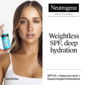 Neutrogena cream on hand demonstrating smooth application and hydration