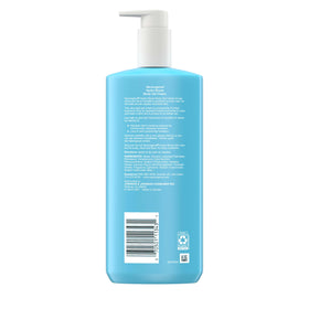 Neutrogena gel-cream spread on skin demonstrating quick-absorbing hydration