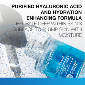 Neutrogena Hydro Boost dropper detail dispensing serum, precise application and control