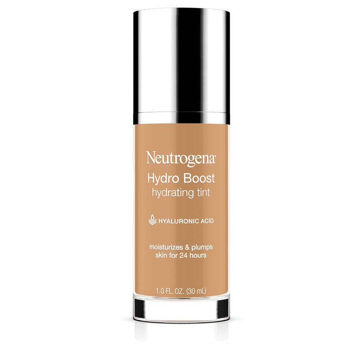 Neutrogena bottle front view showing shade 85 Honey and hydrating benefit