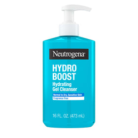 Neutrogena bottle front view showing clean design and easy dispensing benefit