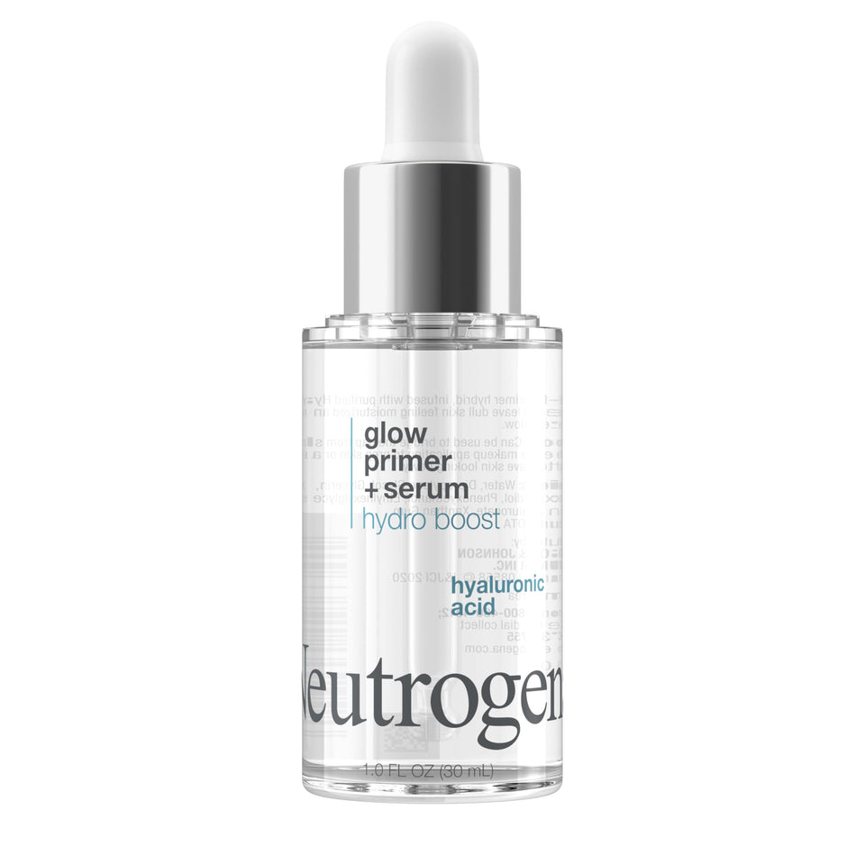 Neutrogena front packaging showing bottle and product benefit hydrated glow