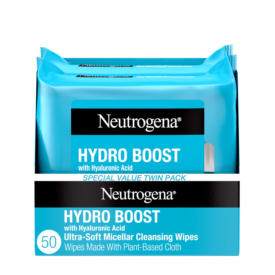 neutrogena front packaging showing pack benefits and count