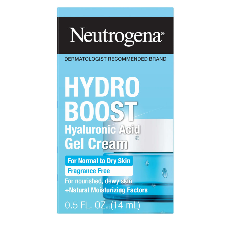 Neutrogena front packaging showing compact travel jar and brand hydration benefit