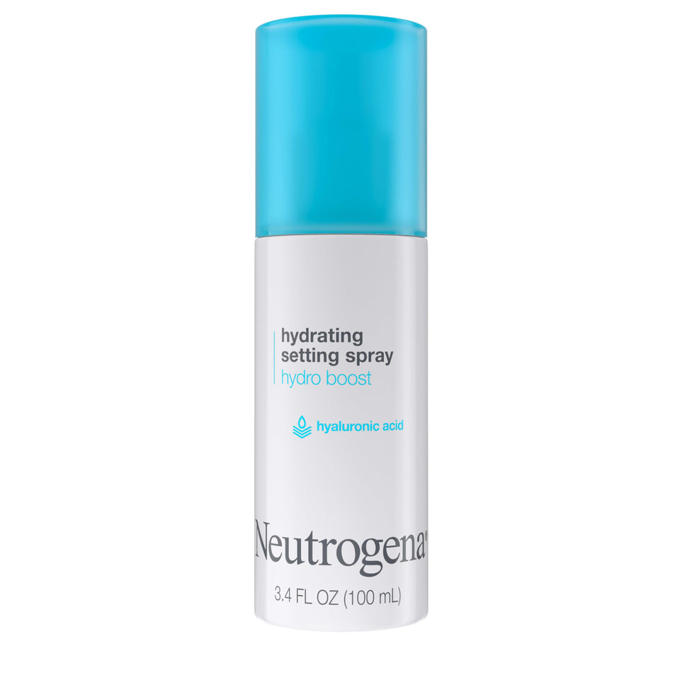 neutrogena front packaging showing bottle and branding, hydrates skin