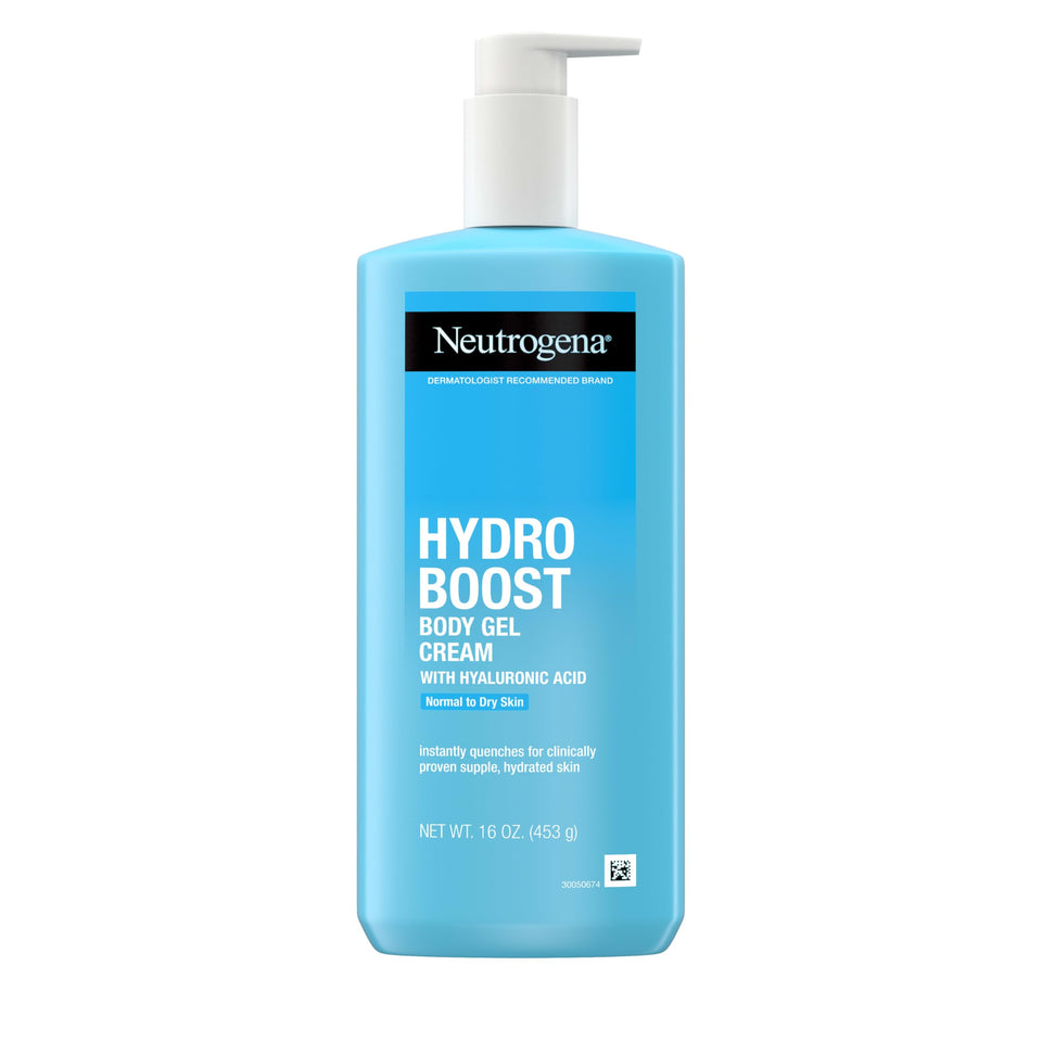 Neutrogena front packaging showing 16 oz bottle and benefits