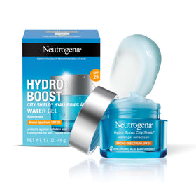 Neutrogena front packaging showing compact 1.7 oz tube and travel benefit