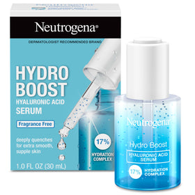 Neutrogena Hydro Boost front packaging showing bottle and label, offers lightweight hydration