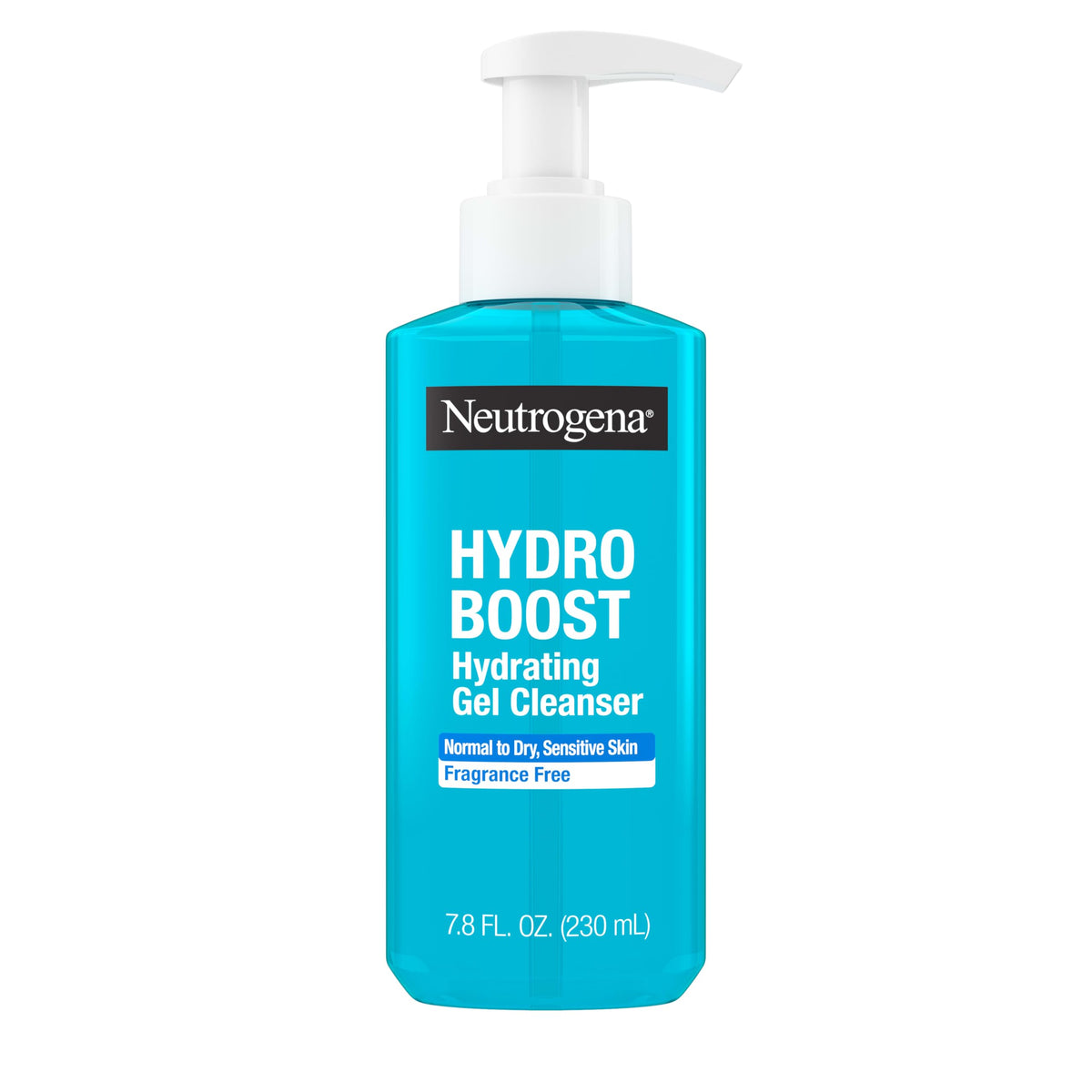 Neutrogena front packaging showing product and benefit of gentle hydration