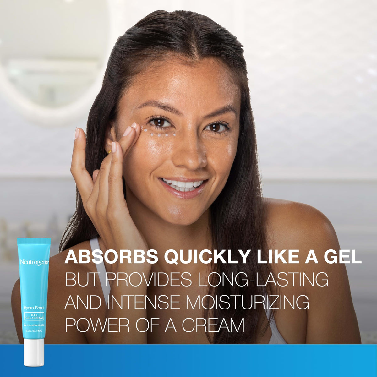 neutrogena gel-cream texture close-up showing fast absorption benefit