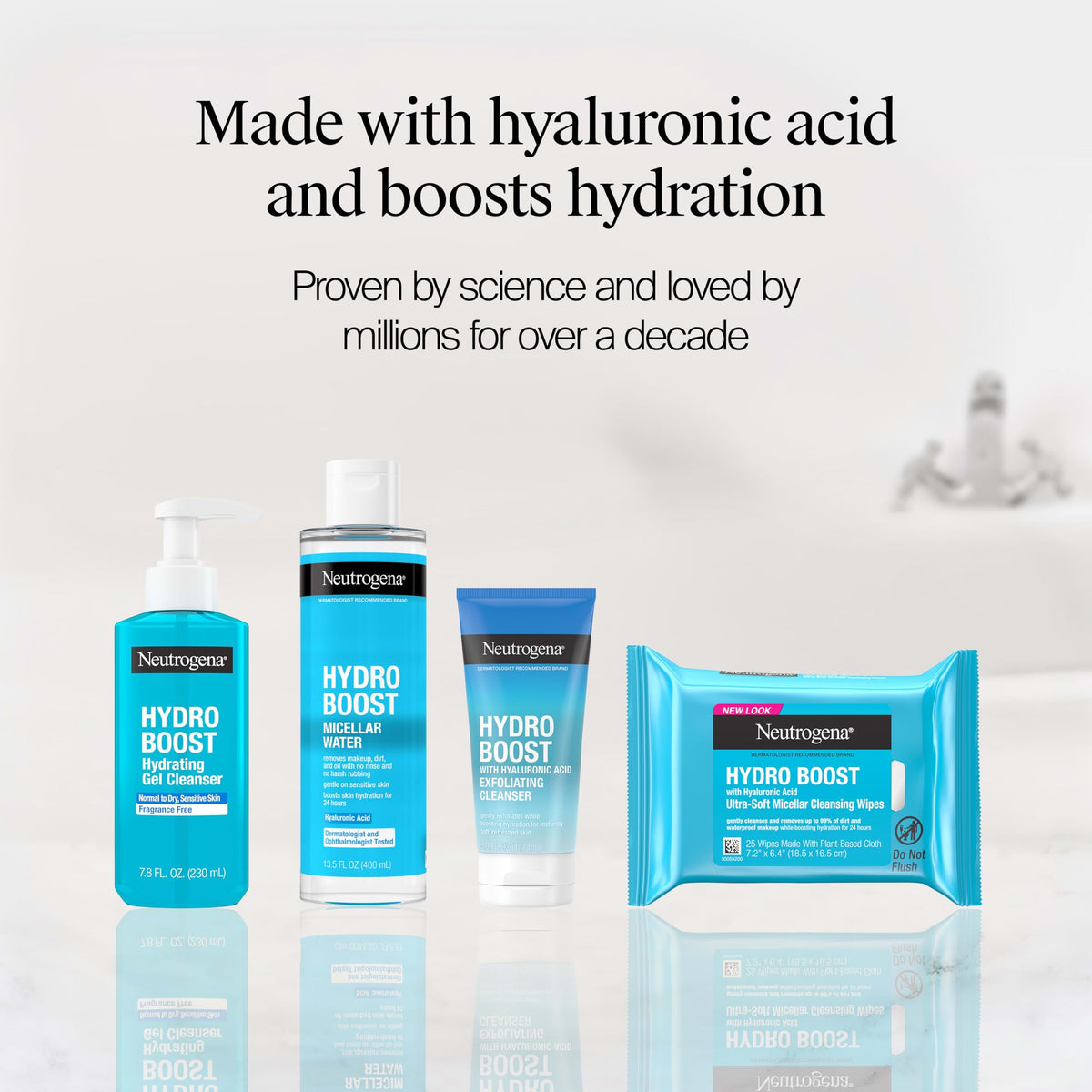 Neutrogena ingredients label closeup reassuring gentle formulation