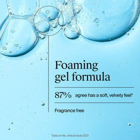 Neutrogena label close-up showing fragrance-free icons and hypoallergenic benefit