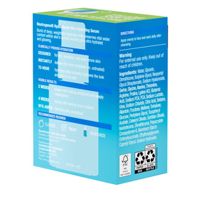 Neutrogena label close-up showing fragrance-free, non-comedogenic product claims