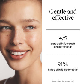 Neutrogena label close-up highlighting hyaluronic acid and gentle ingredients