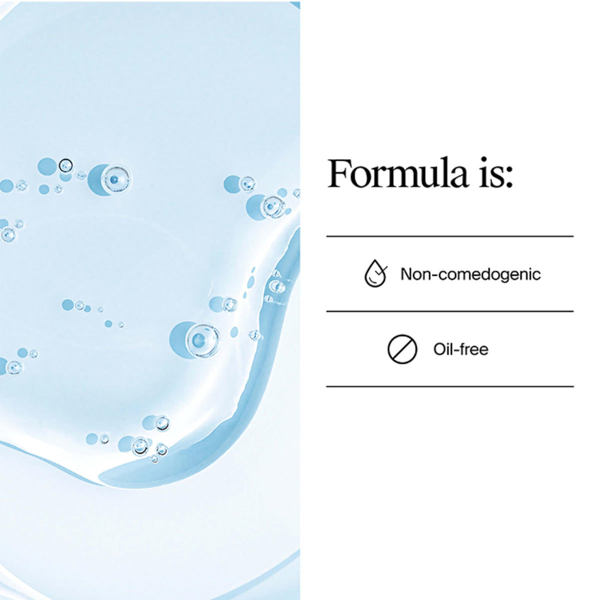 Neutrogena label close-up showing purified hyaluronic acid ingredient benefit for moisture