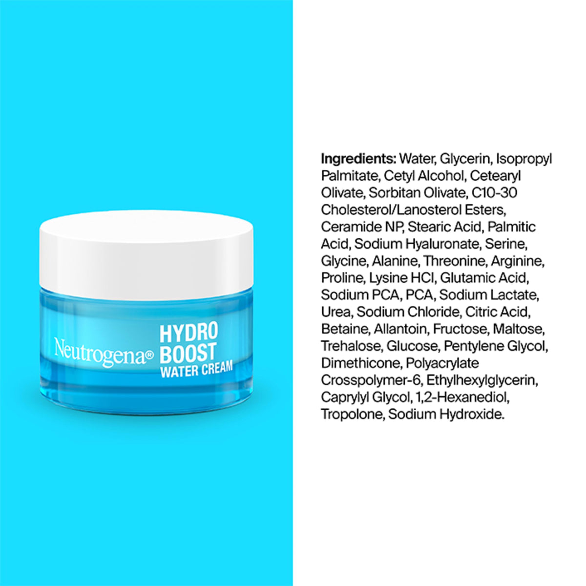 Neutrogena Hydro Boost displayed in bathroom routine setting for daily use