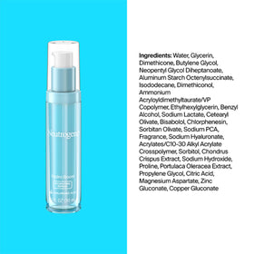 Neutrogena bottle on bathroom shelf with towel showing daily routine benefit and convenience