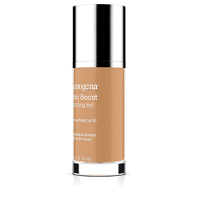 Neutrogena bottle on bathroom vanity in lifestyle scene for daily routine benefit
