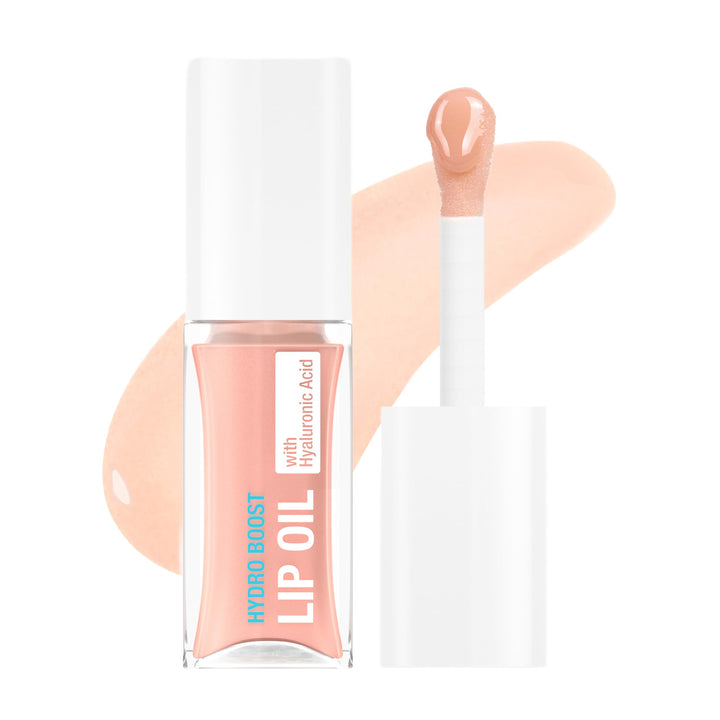 Neutrogena lip oil front packaging showing compact glossy tube for travel