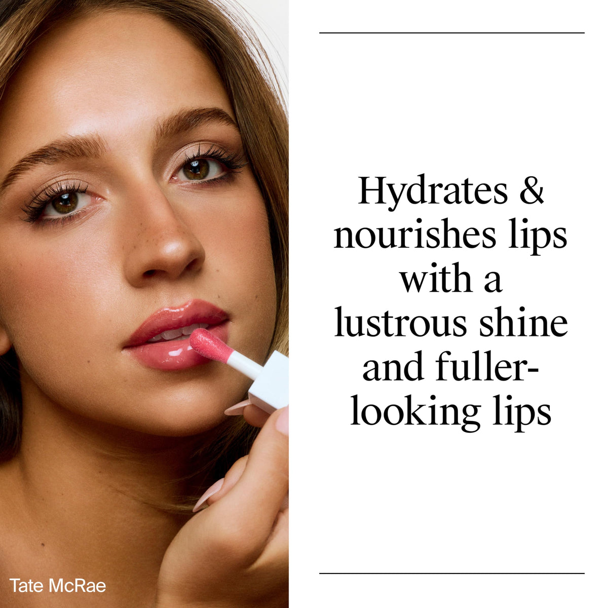 Neutrogena lip oil swatch texture showing hydrating glossy finish instantly