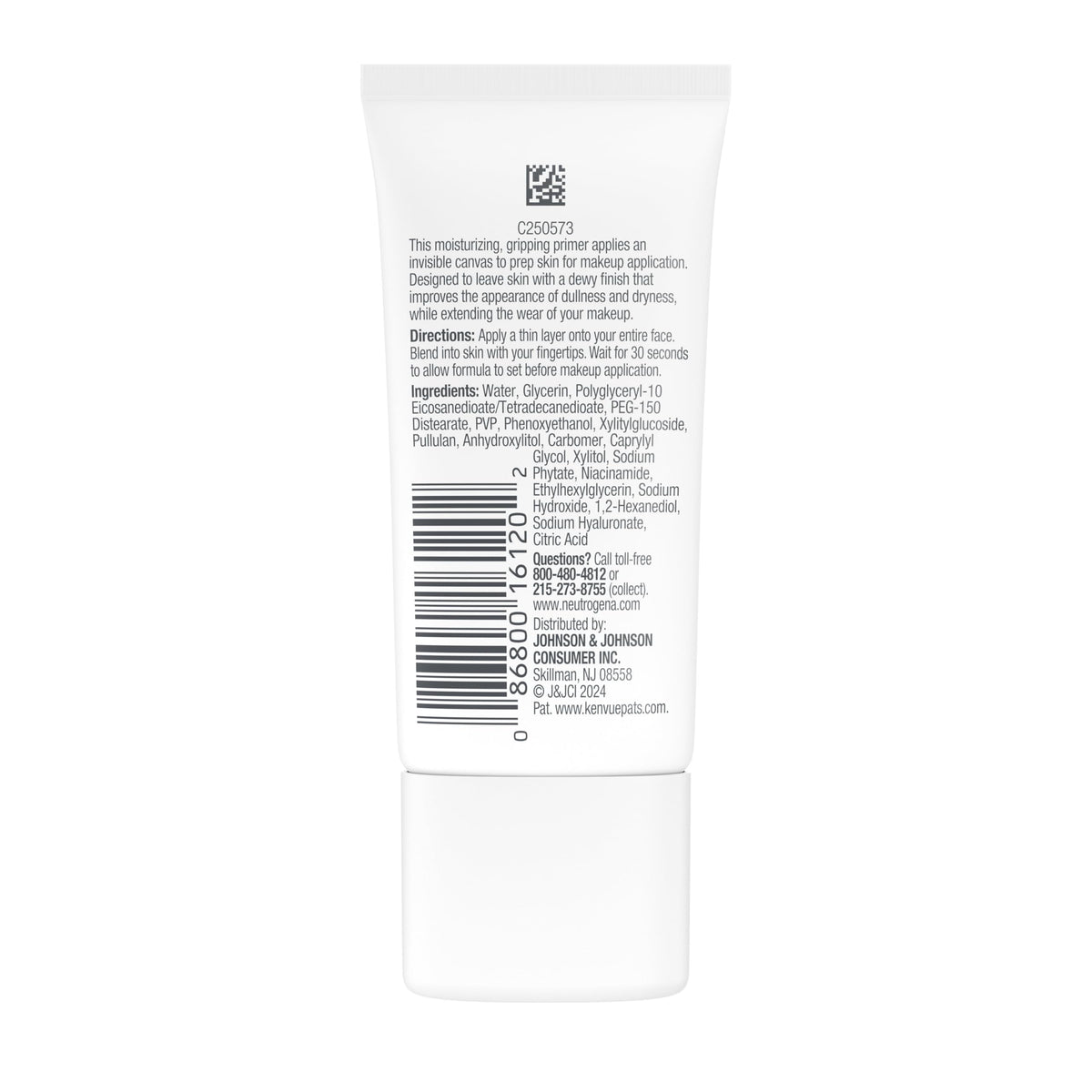 Neutrogena close-up of moisturized skin showing dewy effect