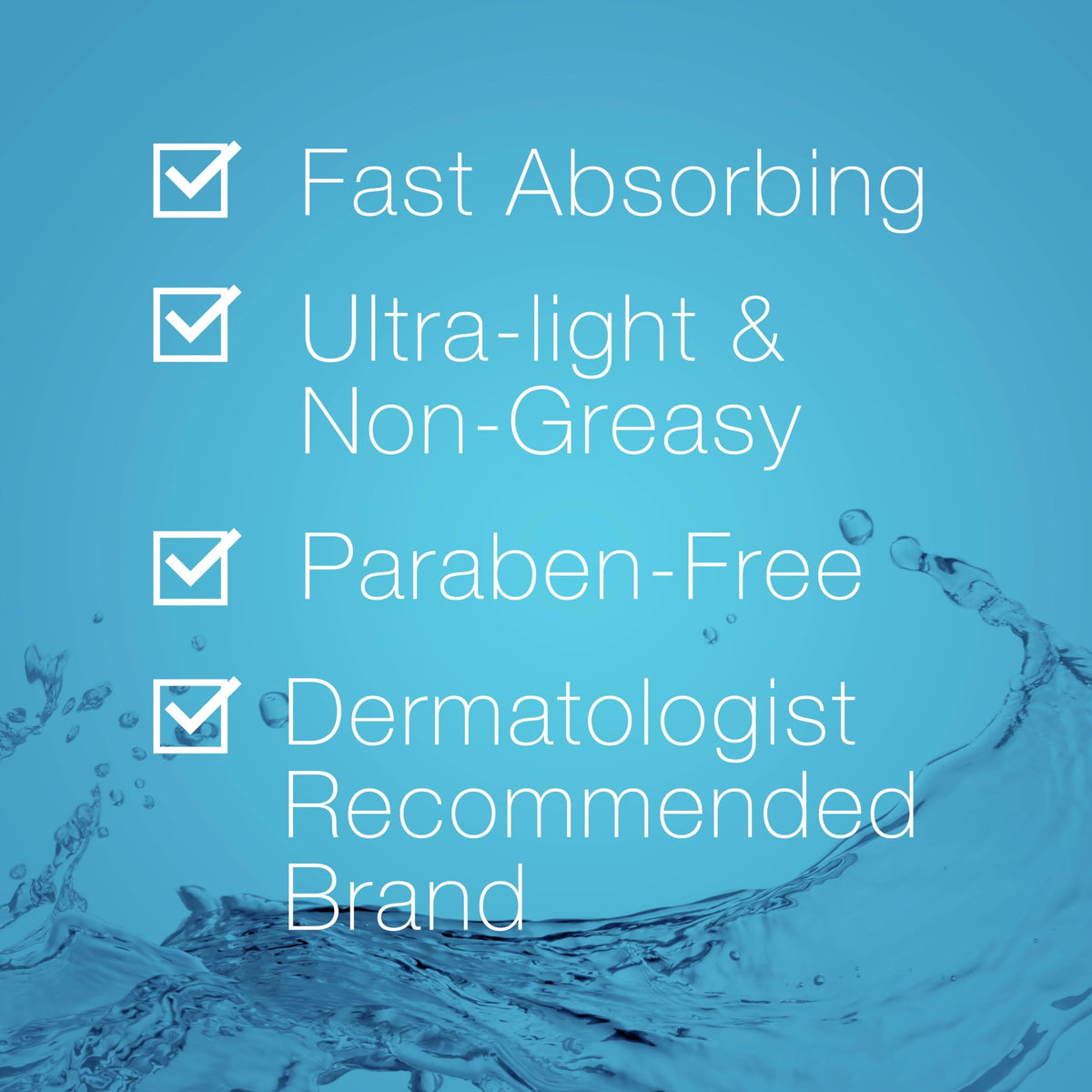 Neutrogena Hydro Boost close-up of gel-cream texture demonstrating fast absorption
