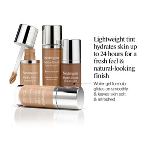 Neutrogena open nozzle with gel texture demonstrating smooth application benefit