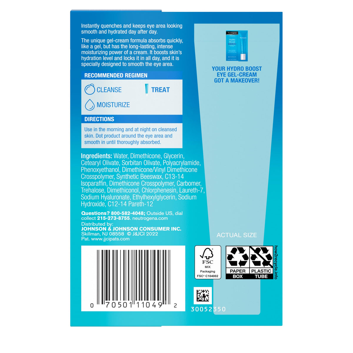 neutrogena product with hyaluronic-acid visual emphasizing moisture boost