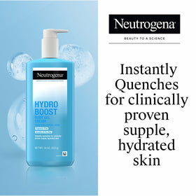 Neutrogena pump dispensing gel-cream texture demonstrating easy, controlled application