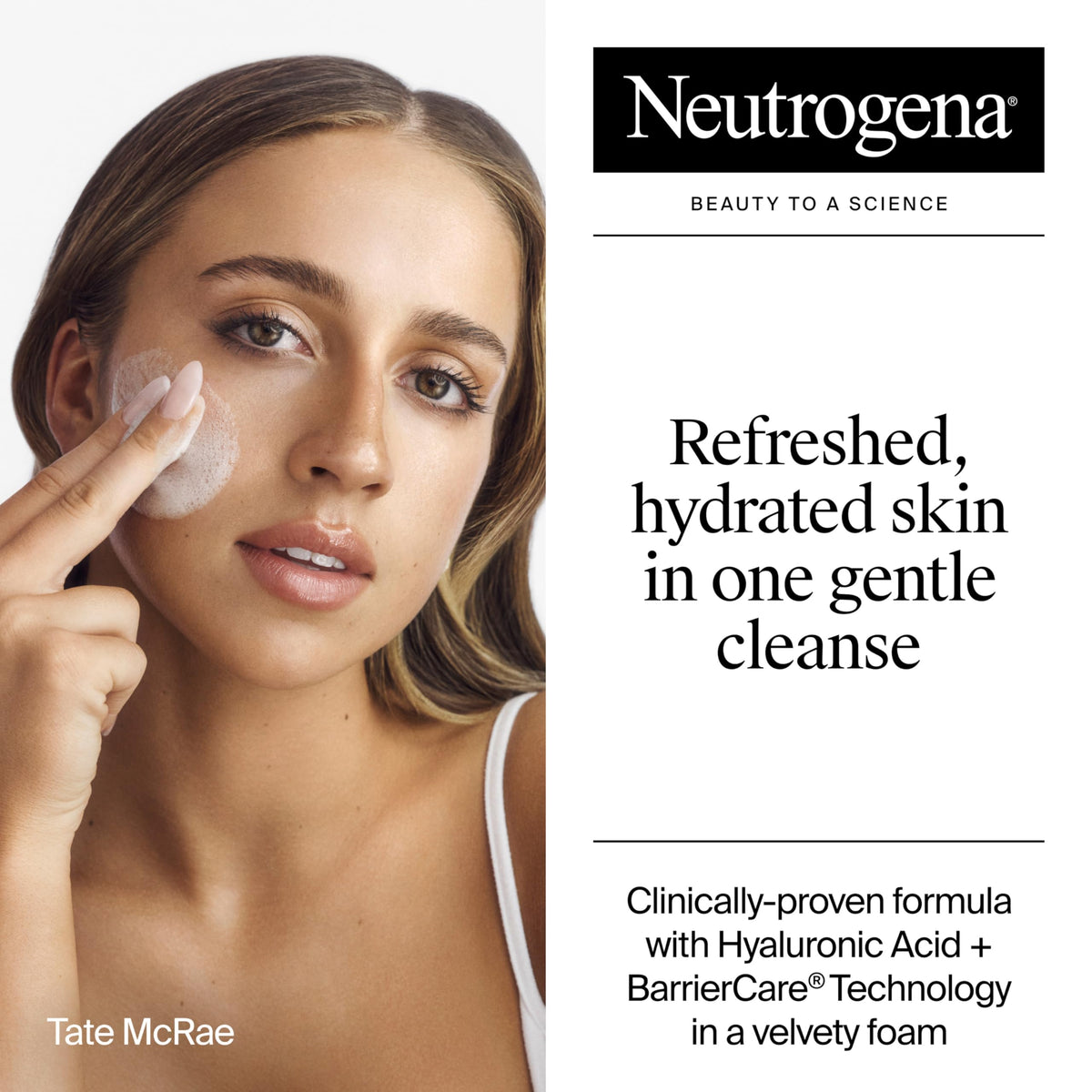 Neutrogena Hydro Boost pump dispense demonstrating easy application and control