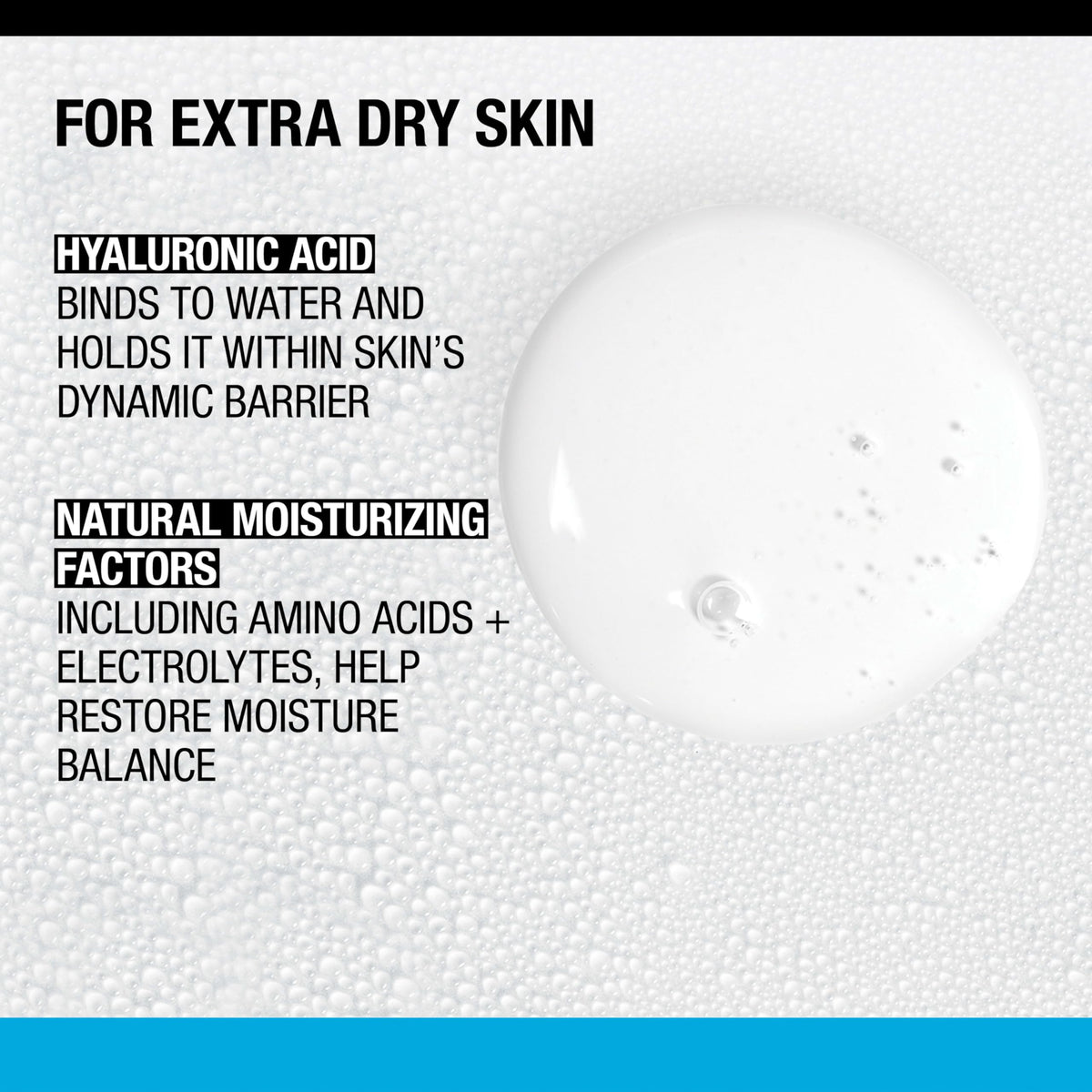 Neutrogena recyclable glass bottle emphasizing eco-friendly packaging and durability