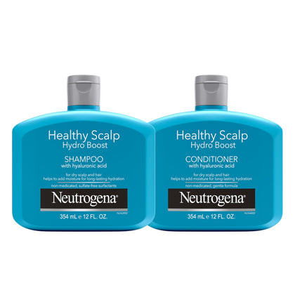 Neutrogena front packaging showing both Hydro Boost bottles and clear benefit