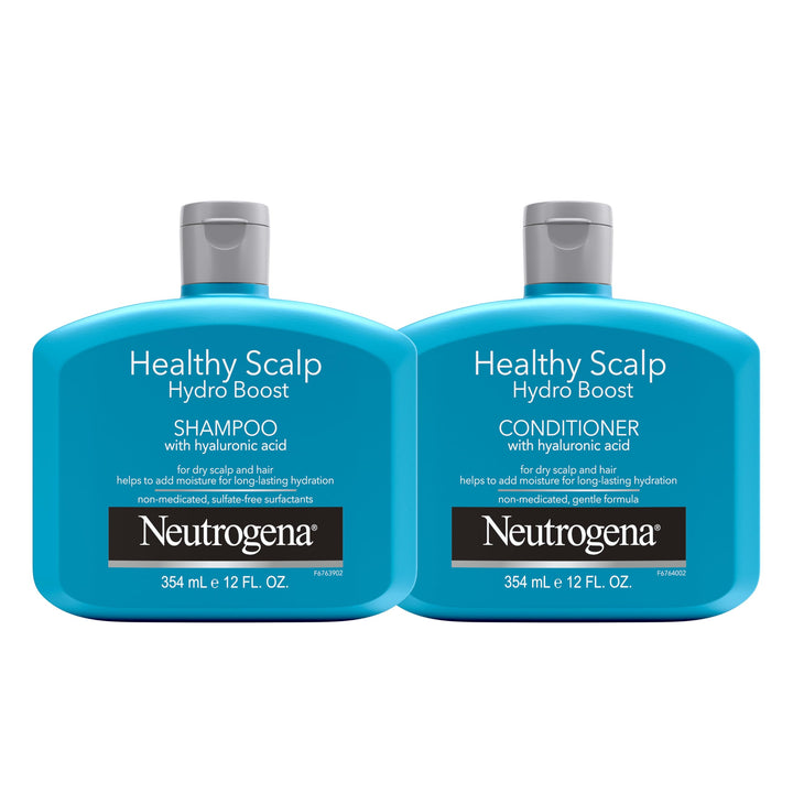Neutrogena front packaging showing both Hydro Boost bottles and clear benefit