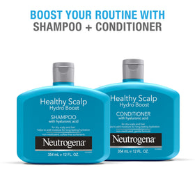 Neutrogena shampoo pump detail highlighting easy dispensing and control