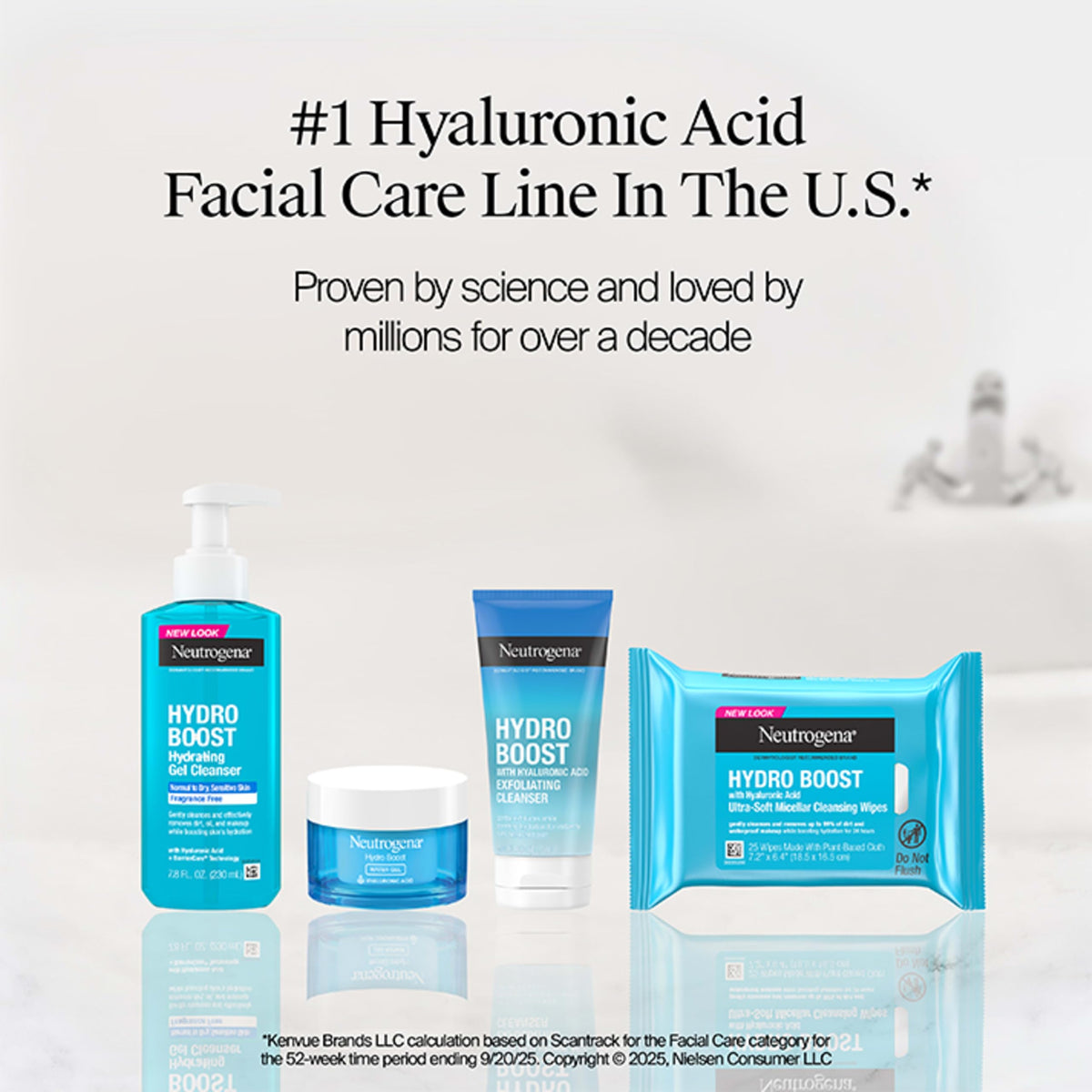 Neutrogena Hydro Boost size comparison with hand showing 7.8 fl oz scale