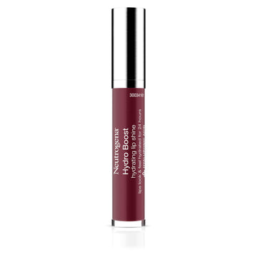 Neutrogena tube front view showing soft mulberry color and glossy benefit