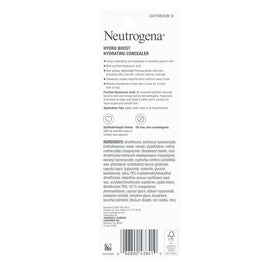 Neutrogena concealer in a makeup bag for on-the-go touch-ups and hydration